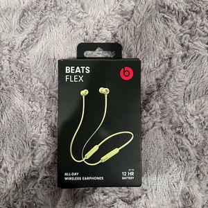 Beats Flex All-Day Bluetooth Wireless Earphones- Yellow